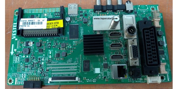17MB97, 23353577, 23353578,  VES480UNES-2D-U01, VESTEL SMART 48FB7500 48" LED TV, Main board